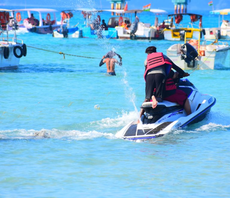 Jet Ski ride - Bharatpur Beach